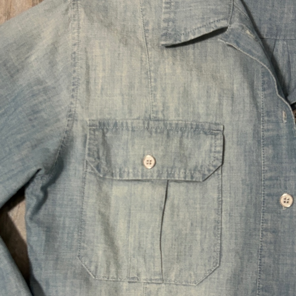 LIKE NEW! Women's J Brand Chambray Dress - XS - Picture 5 of 8